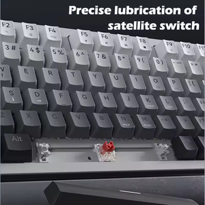 90% Full Size 94 Keys Hot Swappable Outemu Blue Red Switch PBT Keycaps ><b>7</b>-RGB Backlit Mechanical Anti-Ghosting Gaming Keyboard - Product Image 4
