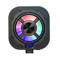 Refroidisseur de téléphone à semi-conducteurs AntarcChill ABS avec affichage numérique ultra-refroidissant et lumières RGB pour smartphones de jeu