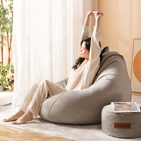 Canapés de salon de taille XXL Fauteuil pouf d'angle confortable Sitzsack Housses de chaise Pouf pouf pouf pouf pouf