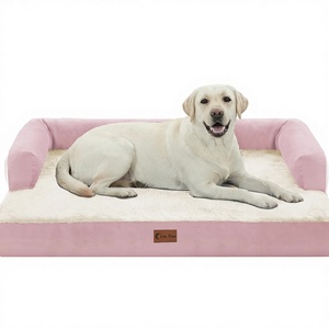 Orthopedic Extra Large Dog <strong>Bed</strong> Waterproof Washable Cover Non-Skid Bottom Machine Washable Wholesale Dog <strong>Bed</strong> Custom Fashion - Product Image 1