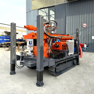 Máquina de perforación de pozos de agua hidráulica portátil 300m 350m de profundidad Crawler montado a la venta con motor diésel - Product Image 3