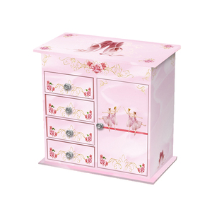 Cajas de música con manivela para niños, diseño de <span class=keywords><strong>carrusel</strong></span>, joyería rectangular, juguetes de papel - Product Image 5