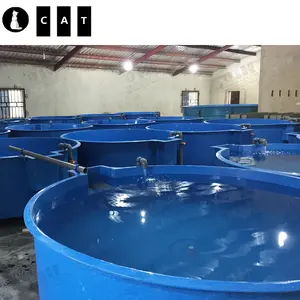 Tanque redondo para aquário, tanque de aquário em fibra de vidro