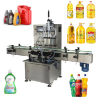 Machine automatique de remplissage d'eau 10 ml pour bouteilles/pots de savon liquide, boissons et produits chimiques, contrôlée par PLC, en plastique – Vente chaude usine