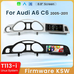 HFmidia 2026 ระบบลินุกซ์ใหม่ หน้าจอ 8.8 นิ้ว สำหรับรถยนต์ Audi A6 C6 ปี 2005 2006 2007 2008 2009 2010 2011 เครื่องเล่นวิดีโอในรถยนต์ CarPlay อัตโนมัติ - Product Image 2