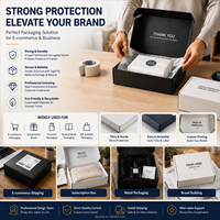 Coffret Cadeau Découverte de Parfums Personnalisé en Papier Kraft Noir Écologique avec Boîte en Carton et Bouteilles avec Plateau Intérieur