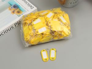 Welcome Custom Logo Colorful Plastic <b>Key</b> Tag Luggage or Label Tag Hotel <b>Identify</b> Room Number Keychain - Product Image 4
