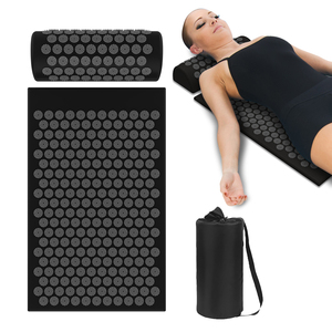 Miles de puntos de acupresión Cama Sofá Silla Tapete de acupresión Juego de almohada para el cuello - Product Image 1