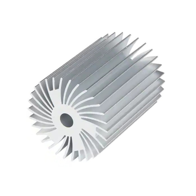 Custom Size LED Circular Aluminum Heat Sink 6000 Series with Cutting & Bending Services