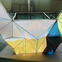 Table de DJ intérieure KS P5 avec éclairage numérique haute luminosité 1500 Nits pour discothèques, centres commerciaux, prête pour l'animation