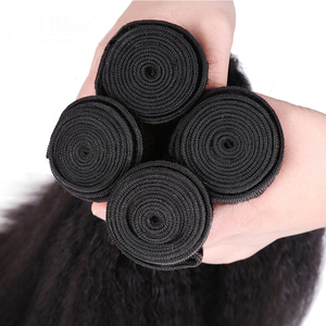 100% Malaysia kinky Straight Human Hair Bó 3 cái/lốc không <span class=keywords><strong>Remy</strong></span> màu sắc tự nhiên dệt phần mở rộng - Product Image 6