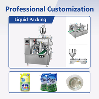 Machine d'emballage de sachets préformés Finalwe pour liquides et condiments avec alarme de défaut automatique et rappel de sortie de liquide