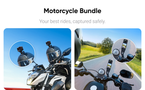 Abrazadera Resistente Insta360, Abrazadera Universal Potente y Soporte Adhesivo Flexible para Cámara <span class=keywords><strong>Insta</strong></span> <span class=keywords><strong>360</strong></span>, Paquete para Motocicleta - Product Image 5