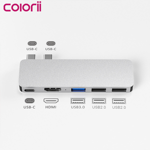 DC6H <span class=keywords><strong>USB</strong></span> <span class=keywords><strong>C</strong></span> <span class=keywords><strong>Thunderbolt</strong></span> <span class=keywords><strong>3</strong></span> estación de acoplamiento con HDMl datos <span class=keywords><strong>USB</strong></span> para MacBook Macbook Pro Macbook Air 2020 y nueva M1 Chip - Product Image 5