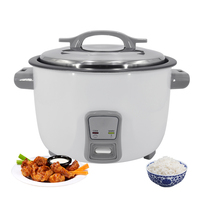 Appareil de cuisson de grande capacité 23L, cuiseur à riz électrique Commercial en forme de tambour
