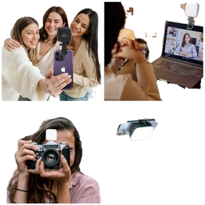 RGB <span class=keywords><strong>Mini</strong></span> dolgu ışığı cep taşınabilir küçük <span class=keywords><strong>Led</strong></span> kablosuz cep telefonu fotoğraf canlı Video kamera için çok renkli aydınlatma - Product Image 3