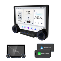 Système multimédia automobile 11,5 pouces Android Auto DSP Car Play Diamond AI 2K Infinite Dual Knob Écran autoradio