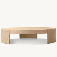 Table basse en bois massif antique américaine, design français simple pour petits appartements, salons, hôtels - Appartement élégant