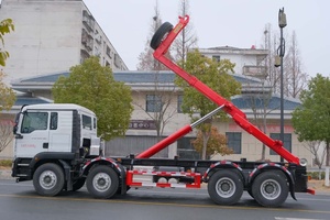 Camión de Basura con Gancho Elevador Sinotruk HOWO/Foton/Dongfeng/Shacman de 18-26 Toneladas, Camión de Basura Hidráulico 8*4 con Gancho Elevador en Venta - Product Image 3