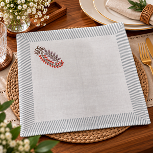 Serviettes en coton tissé réutilisables pour table à manger, cuisine, restaurant, café, hôtel, hôtellerie et service de table domestique - Product Image 3