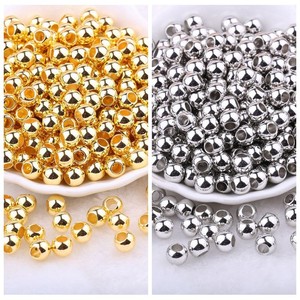 12mm 18K Or Rempli Cuivre DIY Bijoux Perles Imitation Perle Métal Perles pour <span class=keywords><strong>Tresse</strong></span> Cheveux Accessoires et Outils D'extension De Cheveux - Product Image 4