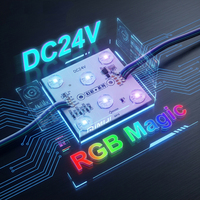 Module LED RGB super lumineux SMD 2835 pour enseignes publicitaires et boîtes lumineuses, avec logo personnalisé et éclairage en chaîne