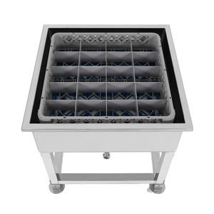 Carrito de Transporte de Acero Inoxidable Comercial para Platos Esterilizados - Carro de Entrega para Escurridor de Platos de Cocina - Product Image 2