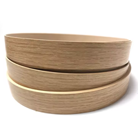 Bande de chantournage en PVC à grain de bois personnalisable en usine pour MDF, contreplaqué et bordures de meubles domestiques