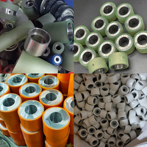 Silicone Coated <b>Trolley</b> Caster Wheel Anti-Slip Low Noise Shock Absorbing for Cart Warehouse & Equipment - Product Image 5