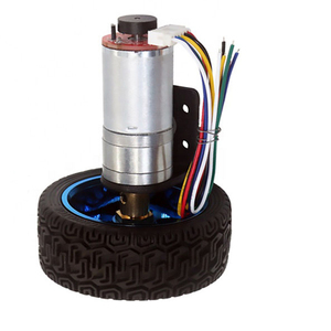 6V 12V 370 không chổi than DC Gear <span class=keywords><strong>Motor</strong></span> với hội trường mã hóa về phía trước và ngược lại tốc độ có thể điều chỉnh cho robot thông minh Car Kit với bánh xe - Product Image 3