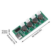 Module d'humidificateur à quatre jets avec interface TYPE-C sans interrupteur, atomiseur ultrasonique, panneau de contrôle d'atomisation DC5V, bricolage