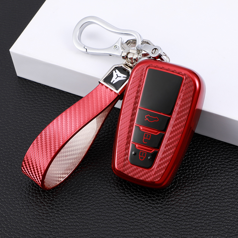 3 Button Red + Keychain
