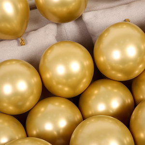 Palloncini in lattice metallico all'ingrosso in fabbrica decorazioni per feste palloncino cromato <span class=keywords><strong>oro</strong></span> 2.2g da 10 pollici - Product Image 1