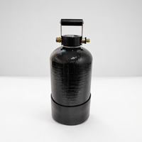 Réservoir de filtration d'eau à valve manuelle avec poignée de transport pour système de traitement de filtration portable, équipement de service et boîtier
