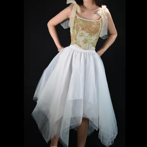 Зеленый холщовый Стиль Бюстье Топ сексуальный корсет для женщин - Product Image 4