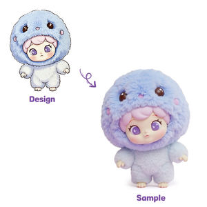 ビニール玩具カスタムぬいぐるみビニールハイブリッド玩具メーカービニールフェイス毛皮ぬいぐるみ付き - Product Image 5