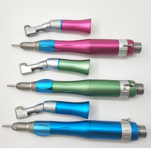 Turbina de aire Dental Rosa colorida de fábrica, pieza de mano Dental de baja velocidad, juego de estudiantes de alta velocidad para <span class=keywords><strong>dentista</strong></span> con caja de Metal - Product Image 2