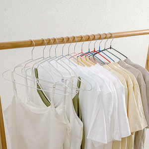 Wholesale Metal Coat Clothes <strong>Hanger</strong> with Non slip Shoulder <strong>Wire</strong> <strong>Hangers</strong> with Pvc Coated Dress <strong>Hanger</strong> - Product Image 3