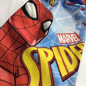Hot bán Spiderman phim hoạt hình thiết kế trẻ em tấm ga trải giường vải sợi nhỏ sắc tố in vải đào da vải - Product Image 4