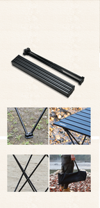 Mobili portatili in alluminio tavolo <span class=keywords><strong>da</strong></span> <span class=keywords><strong>giardino</strong></span> Patio tavolo <span class=keywords><strong>da</strong></span> campeggio pieghevole in metallo barbecue Picnic tavolo e sedie pieghevoli <span class=keywords><strong>da</strong></span> esterno Set - Product Image 5