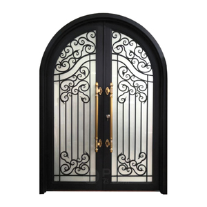 Progettato sulla base di disegni <span class=keywords><strong>su</strong></span> <span class=keywords><strong>misura</strong></span> porte d'ingresso principali in ferro battuto porte d'ingresso anteriori per case esterne in metallo porta d'ingresso - Product Image 3