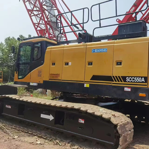 Grúa hidráulica multifuncional sobre orugas Scc850A de 85t para proyectos de estadios, usada, en venta en Shanghái. - Product Image 1
