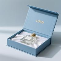 Caja de Embalaje de Perfume de Lujo con Logotipo Personalizado, Estuche de Regalo Rígido Magnético Premium con Inserto de Esponja para Cosméticos y Fragancias