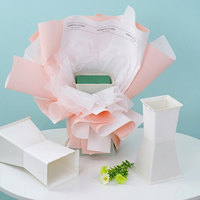 Base carrée en plastique pour arrangement floral, support pour bouquet de roses, outil de fixation pour fleurs
