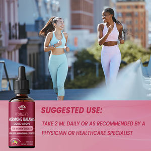 Compléments alimentaires liquides pour l'équilibre hormonal, marque privée OEM, pour femmes, soutien à la ménopause, compléments pour les troubles du cycle menstruel, à base de chaste-belle et de cohosh noir - Product Image 4