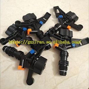 360度旋转喷嘴，双出口摇杆喷头，带1/2 ”外螺纹的农业花园灌溉喷头 - Product Image 3