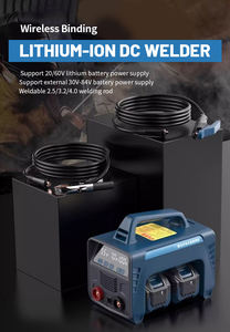 Machine à souder électrique sans fil <span class=keywords><strong>MMA</strong></span> ARC avec batterie, comprend des lignes de fabrication de tubes - Product Image 3