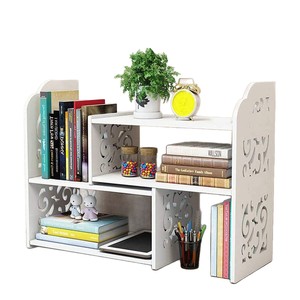 Étagère de bureau OY-PVC Baroque à 2 niveaux, support de rangement pliable et durable pour la maison et le bureau - Product Image 1