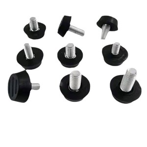 Adjustable Feet 23mm M8 Plastic <b>Black</b> For Furniture <b>Table</b> Chair <b>Sofa</b> Floorboard Protection Pad - Product Image 2