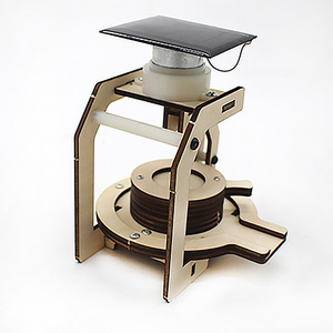 Kit scientifique de modèle de moulin à pierre à énergie solaire, jouet éducatif en bois à monter soi-même pour enfants de 7 à 9 ans - Product Image 2